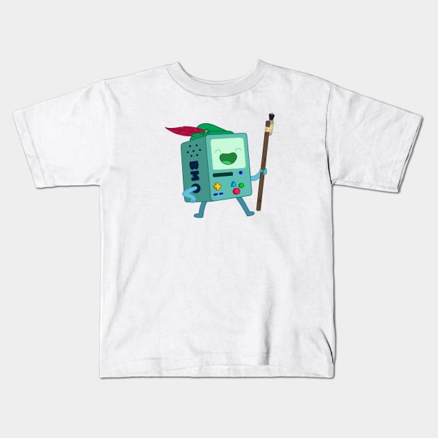 BMO Kids T-Shirt by maxtrology